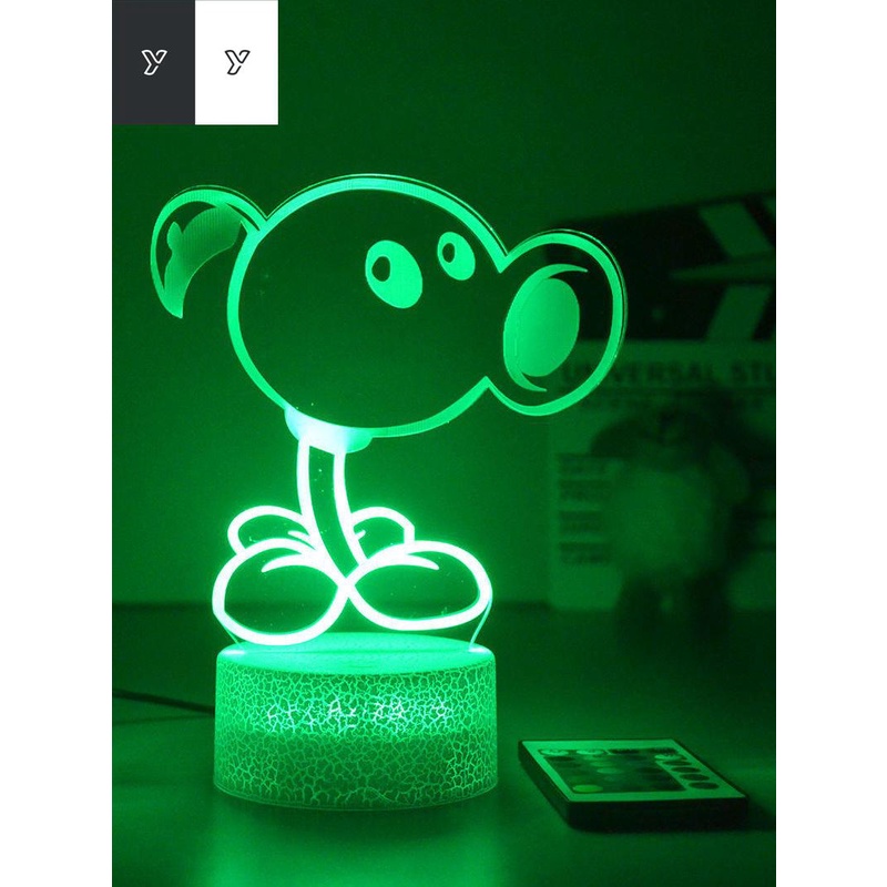 ☢┇Plants vs.Zombies quanh 3d ánh sáng ban đêm game bắn súng hạt đậu làm tổ dưa bằng tay cậu bé món quà sinh nhật tốt ngh