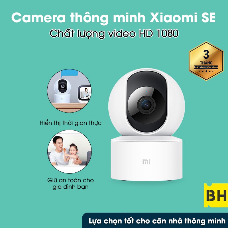 Camera giảm sát Xiaomi Mi home Security 360 độ 2K 1080P - BẢN NỘI ĐỊA hỗ trợ tiếng Việt