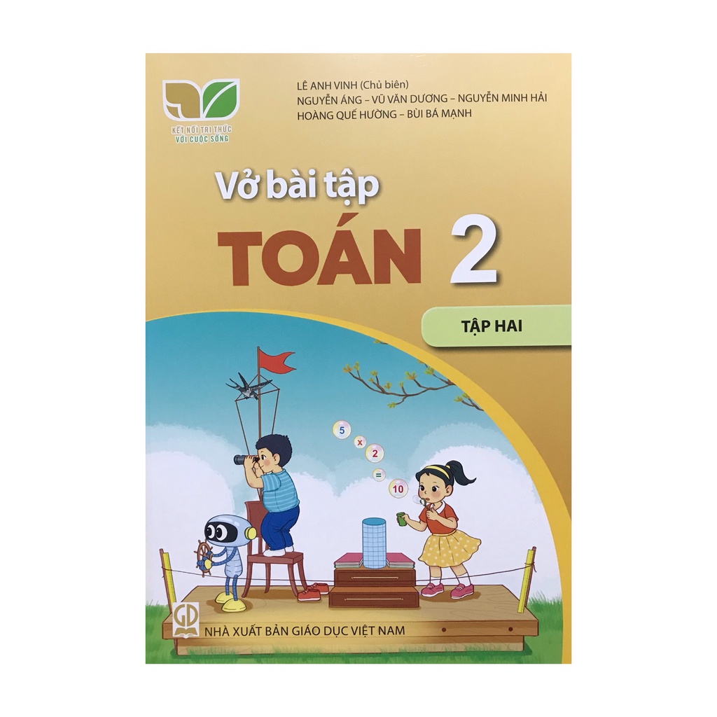 [Mã LIFEXANH03 giảm 10% đơn 500K] Sách - Kết nối tri thức : Vở bài tập Toán 2 tập 2 (Bán kèm 1 bút chì )