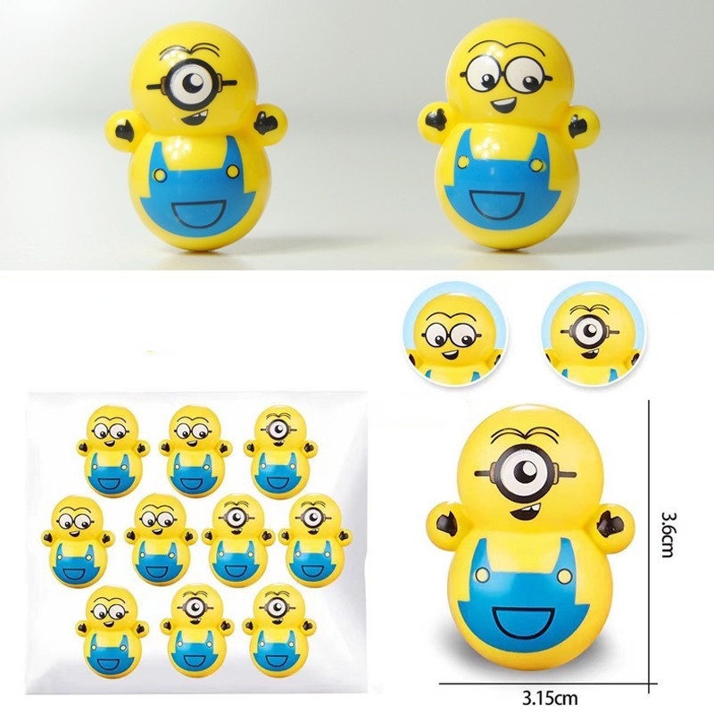 Lật Đật Đồ Chơi Mini Họa Tiết Hoạt Hình Dễ Thương Dành Cho Bé