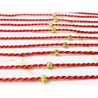 Dây đeo tay đỏ hạt châu may mắn