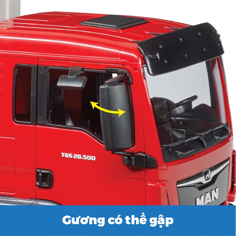 Đồ chơi dạng mô hình theo tỷ lệ thu nhỏ 1:16 BRUDER - Xe rác MAN TGS BRU03761