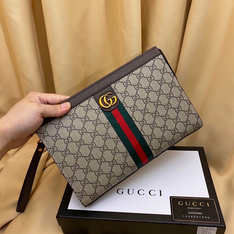 Bóp cầm tay nam cao cấp Gucci nhập khẩu Hàn Quốc new hot 2021