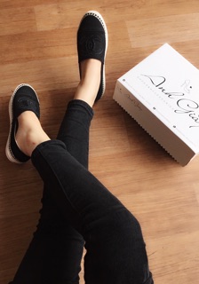Giày slipon da lộn cực êm( ảnh thật, kèm video)