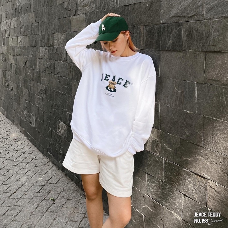 Áo sweater nỉ bông Jeace no153 Byjolie form unisex nam nữ