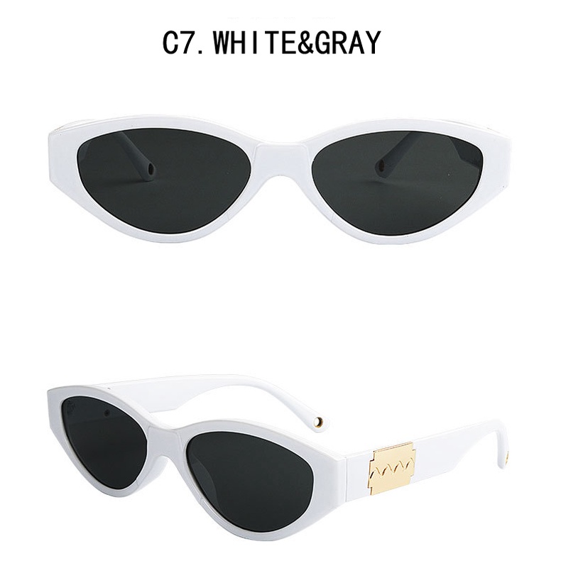 Kính Mát Mắt Mèo Phong Cách Retro Sang Trọng Dành Cho Nữ