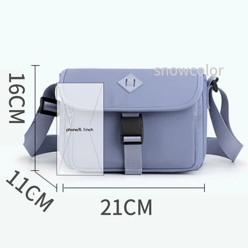 Túi Đeo Chéo Canvas Chống Thấm Nước Phong Cách Hàn Quốc Beg Tangan Wanita Murah Cantik