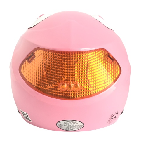 Mũ bảo hiểm Phản Quang siêu xịn - GRS A913K - Hồng line trắng