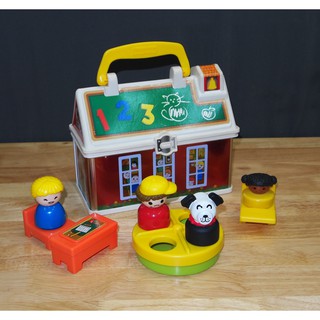 99% Hộp trường học xách tay Fisher Price