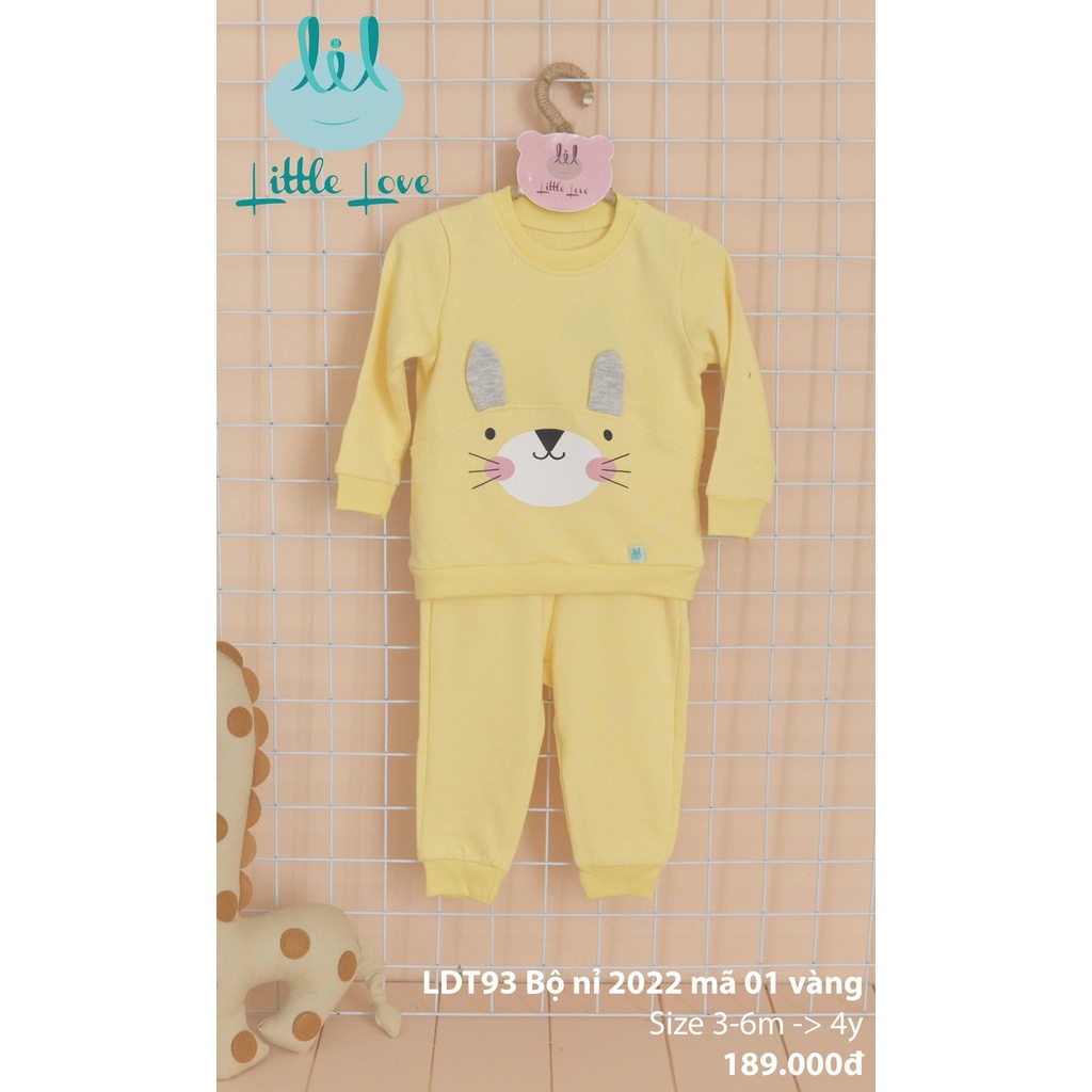 Bộ nỉ nhung dày ấm cho bé trai bé gái mẫu mới nhất 2022