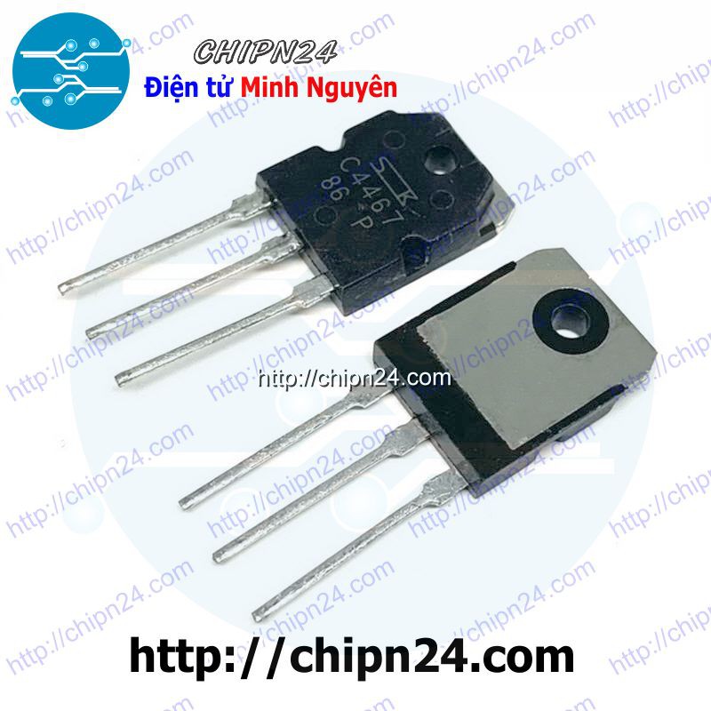 [1 CON] Transistor công suất C4467 TO-3P NPN 8A 120V (80W 2SC4467 4467)