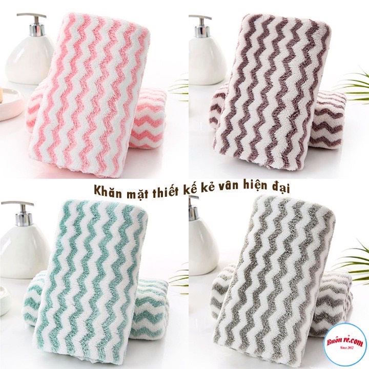 Khăn mặt hàn quốc, khăn mặt cotton mềm mịn thấm nước