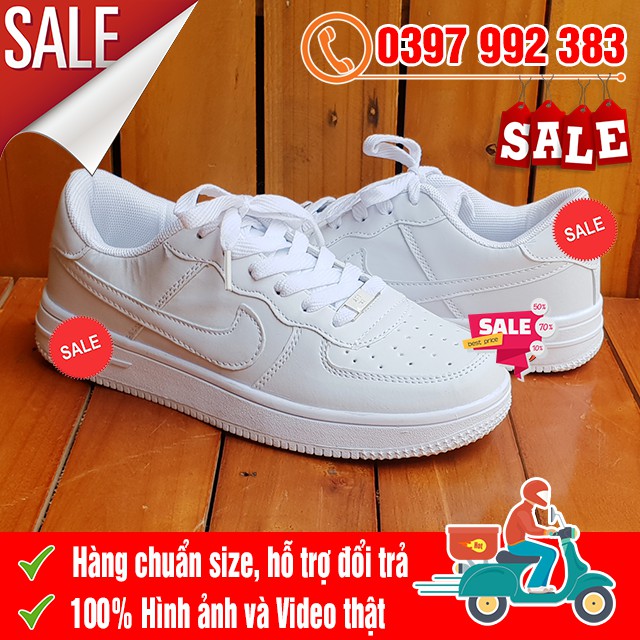 [TRỢ GIÁ SHIP] Giày Thể Thao Air Force JUST DO IT Trắng | BigBuy360 - bigbuy360.vn