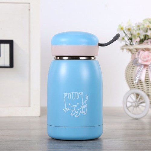 Bình giữ nhiệt văn phòng, Bình đựng nước giữ nhiệt trẻ em 300ml tiện dụng, Nhiều màu