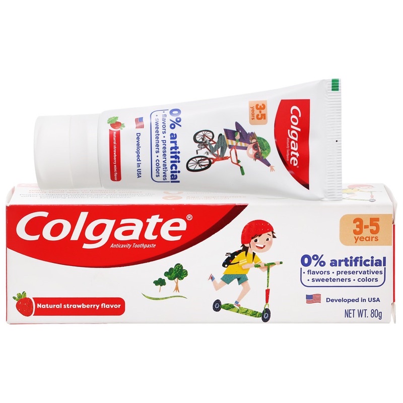 KEM ĐÁNH RĂNG TRẺ EM COLGATE 3-5 TUỔI/ 6-9 TUỔI