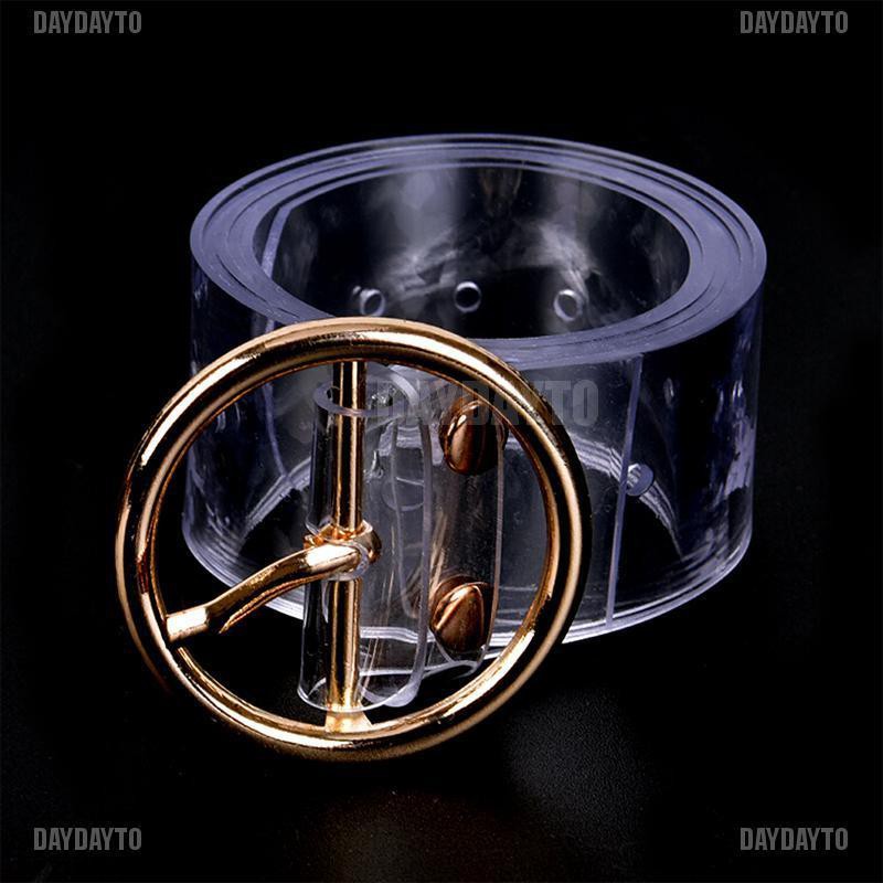 Thắt Lưng Trong Suốt Khóa Hình Trái Tim Thời Trang Cho Nữ