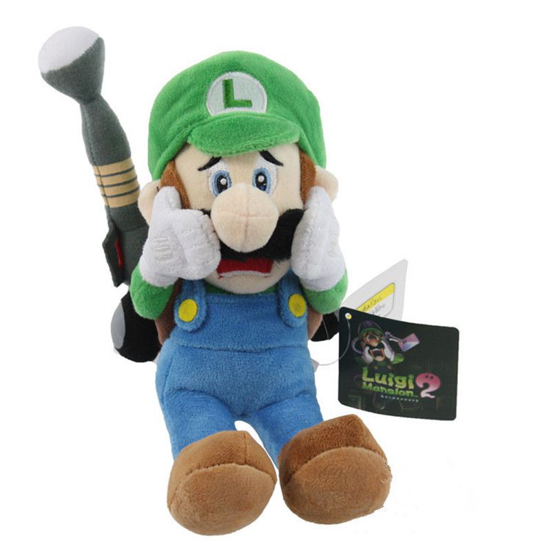 Đồ chơi nhồi bông Hình Nhân Vật Super Mario 18cm Mềm Mại