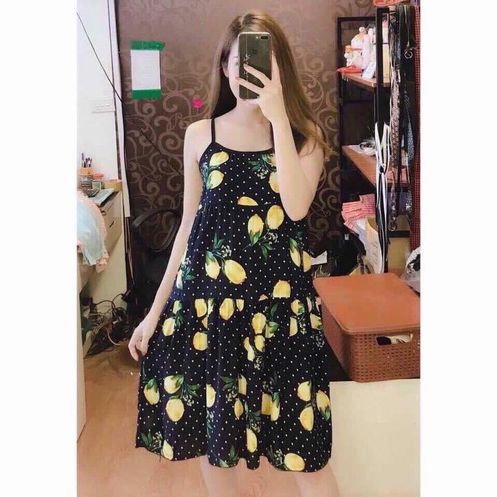 váy bầu 2 dây [ FREESHIP] freesize