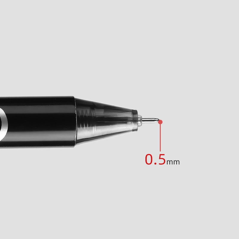 1 Bút Mực Nước Ngòi 0.5mm Có Thể Xóa Được Màu Đen / Xanh Dương Sáng Tạo