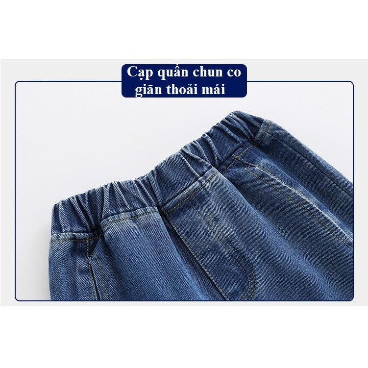 Quần jean dài cho bé trai xuất dư hàn quốc thời trang trẻ em 2 đến 8 tuổi Bitba