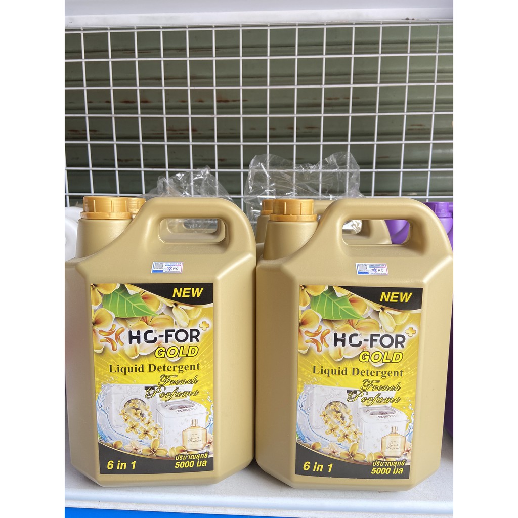 Nước giặt xả Spj 6in1 5lit Thái Lan -HƯƠNG NƯỚC HOA PHÁP