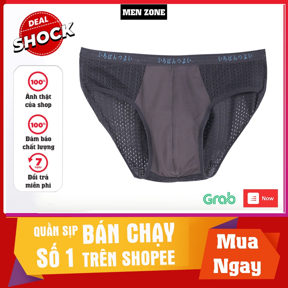 Quần Lót Nam Thông Hơi Quần Sịp Nam Tam Giác Nhật Bản Có Size Lớn 90kg [SMJ]