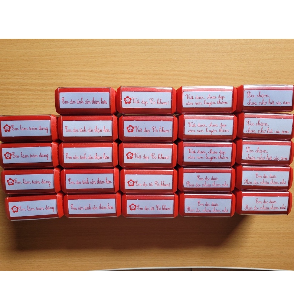 Khắc dấu logo cô khen con - Khắc Dấu Cần Thơ