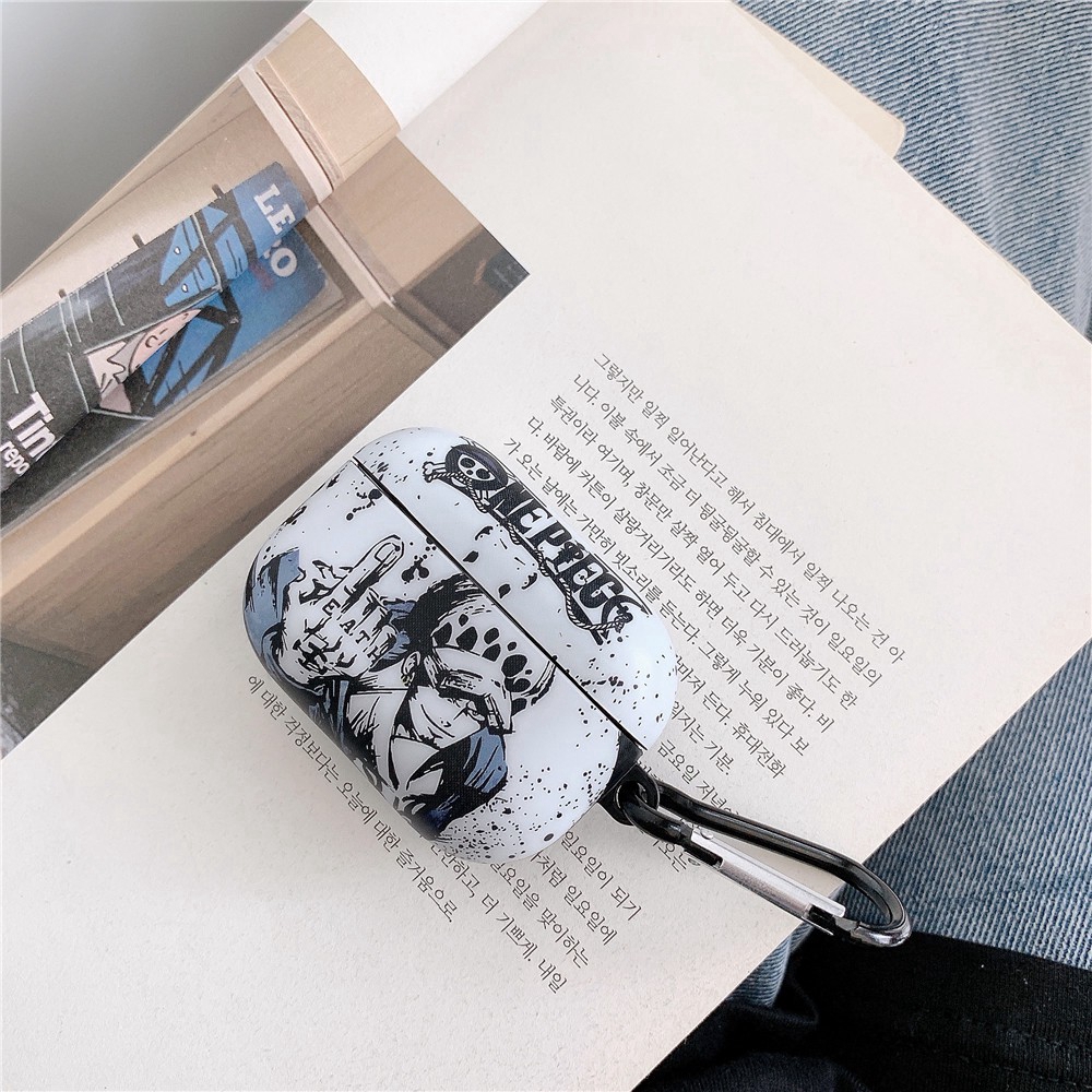 Vỏ Bảo Vệ Hộp Sạc Tai Nghe Airpods Pro Airpods 3 gen3 Airpods 2 Bằng Silicon Hình One Piece Trafalgar Law & Portgas · D · Ace Ốp