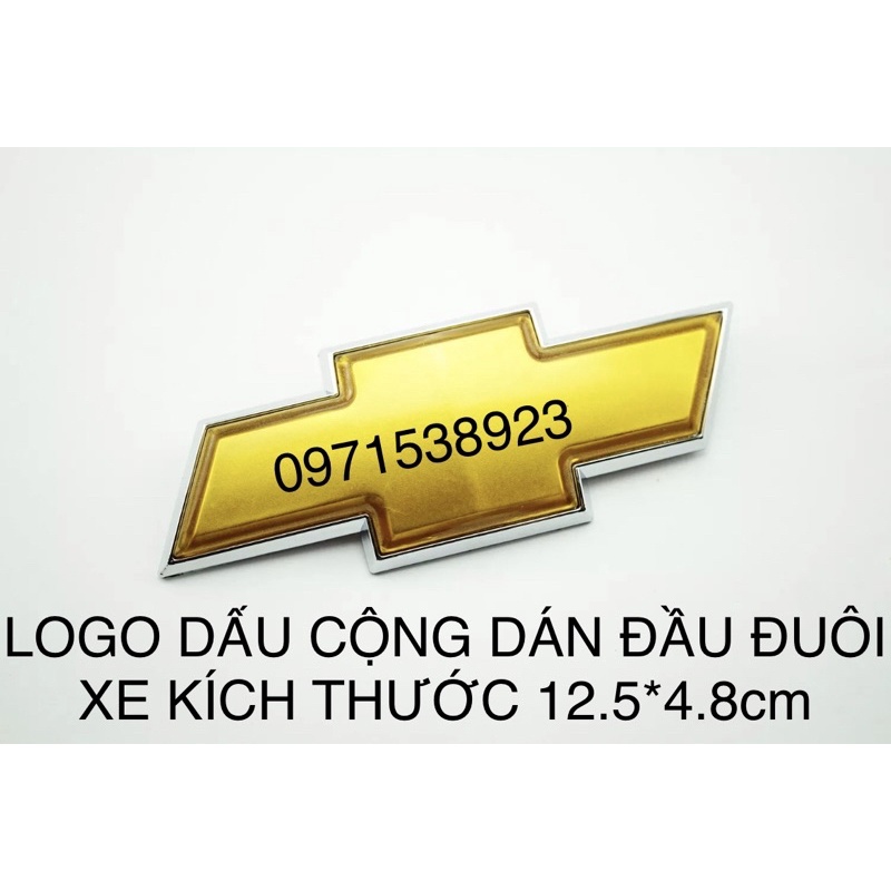 LOGO DẤU CỘNG DÁN ĐẦU ĐUÔI XE KÍCH THƯỚC 12.5*4.8cm HÀNG CAO CẤP GIÁ RẺ