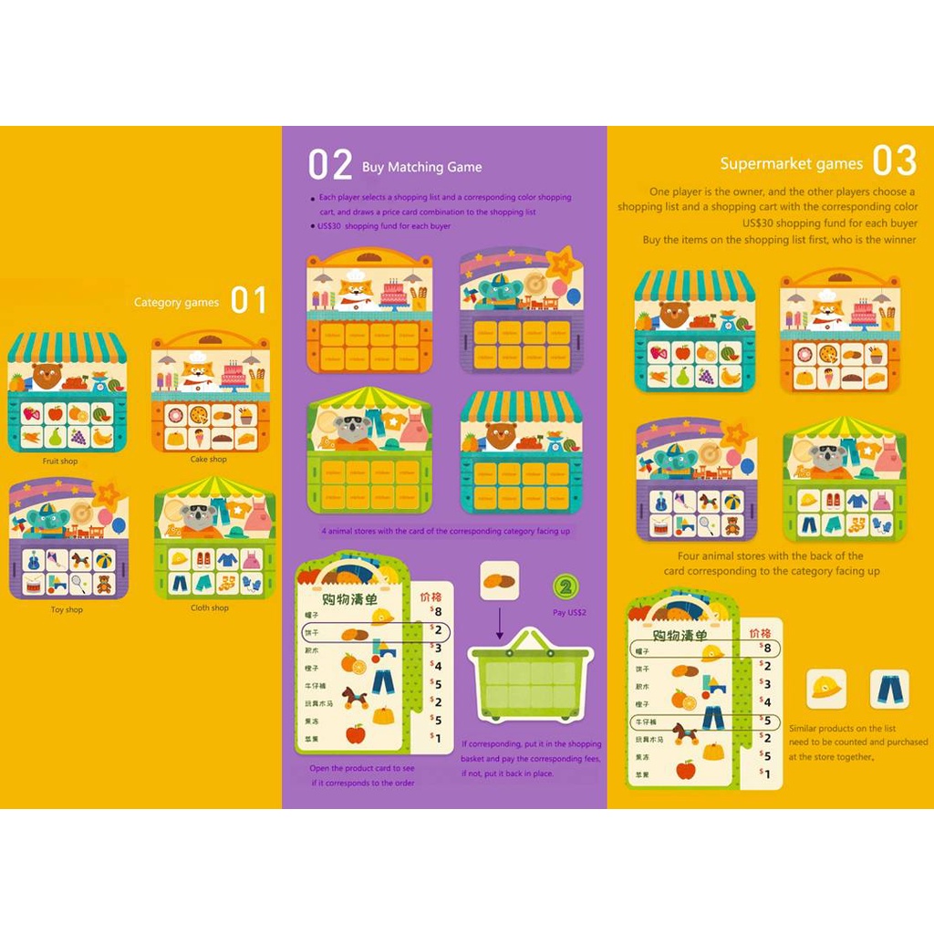 BỘ ĐỒ CHƠI MÔ PHỎNG SIÊU THỊ CHO BÉ- SHOPPING LIST - THƯƠNG HIỆU MIDEER