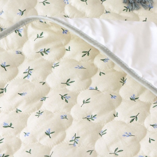 Thảm lót vải chống thấm prielle vải bông chống thấm cho bé