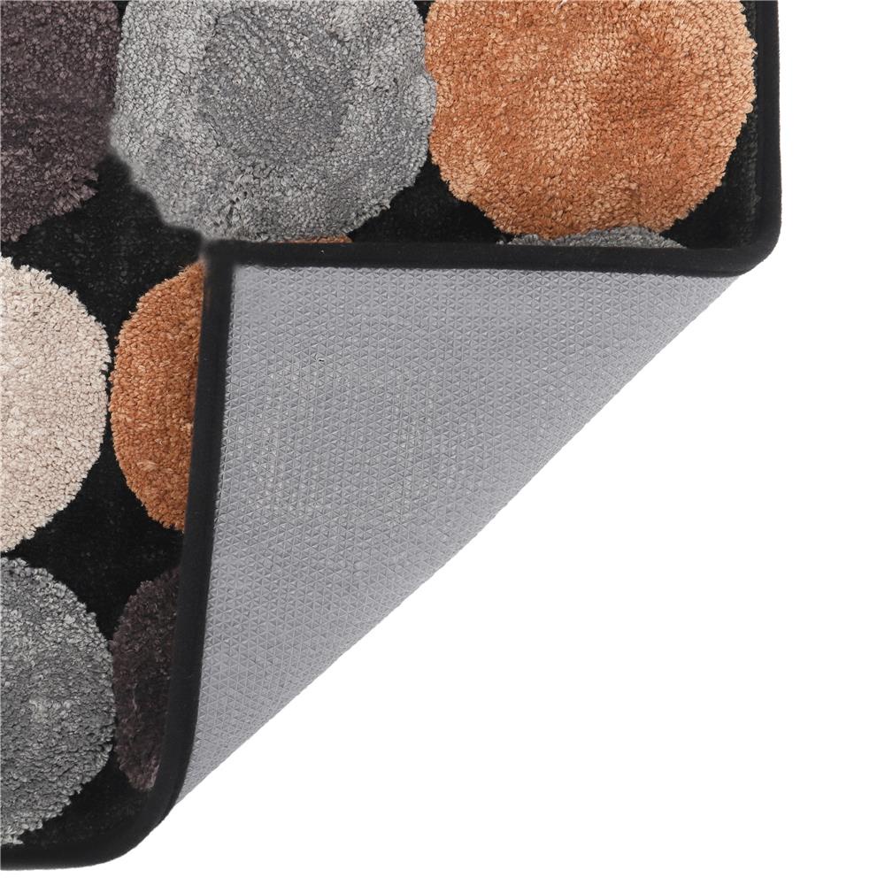 HomeBase HLS Thảm lót sàn lau chân phòng tắm Microfiber mềm mại thấm hút REMY Thái Lan W45xH120xD1 màu nâu