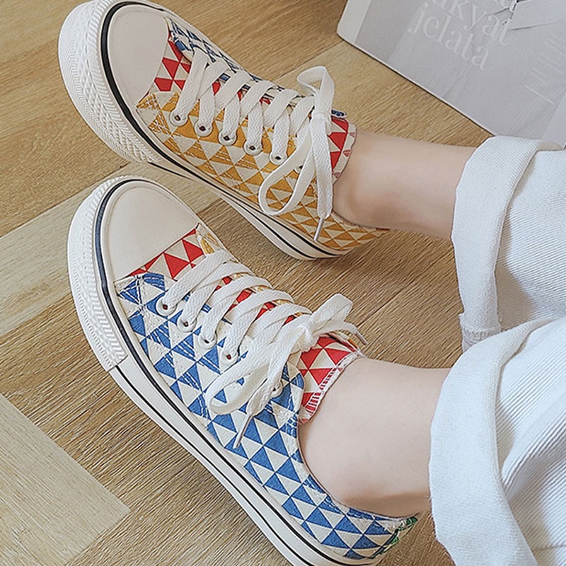 Giày Thể Thao Nữ Vải canvas Thời Trang Mới