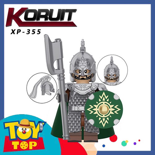 [Một con] Đồ chơi xếp hình Lính Rohan - Minifigures lắp ráp lính trung cổ Lord Of The Rings KT1046