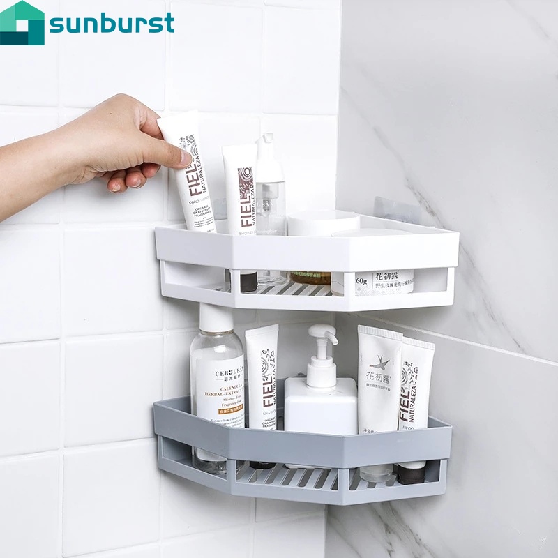 Kệ đựng đồ dùng gắn tường tiết kiệm không gian đa năng bền bỉ dành cho nhà tắm