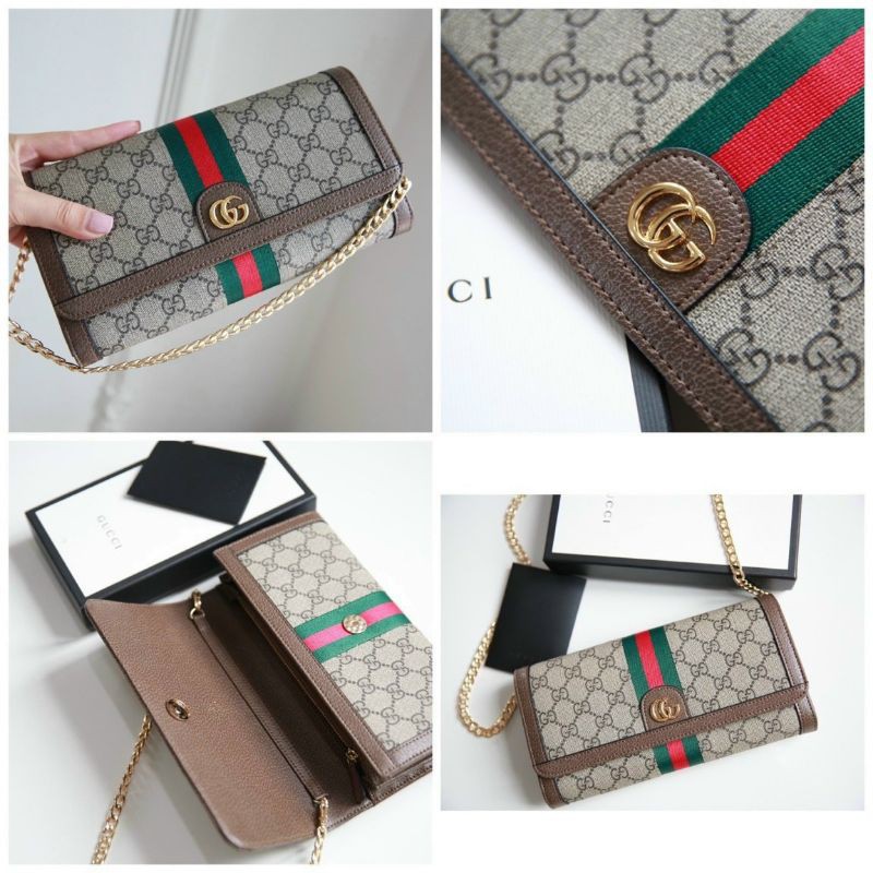 [ HÀNG MỚI VỀ ] Ví cầm tay Gucci Ophidia