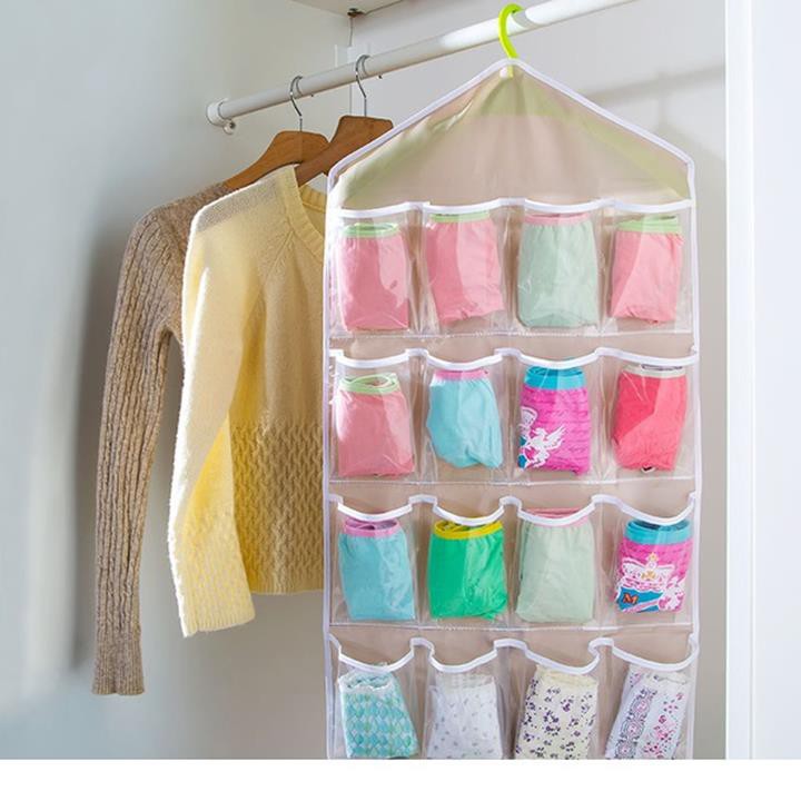 Túi treo 16 ngăn chứa đồ lót thời trang - TL121