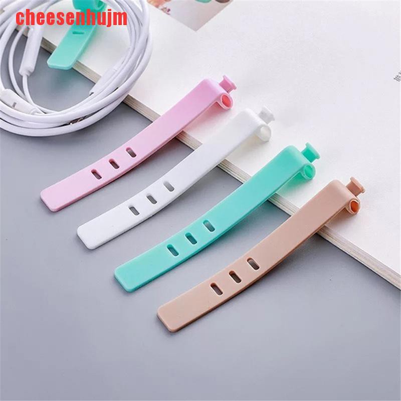 Móc Khóa Dây Cáp / Tai Nghe Bằng Silicone Tiện Lợi