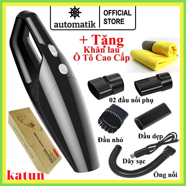 Máy Hút Bụi Ô Tô Cầm Tay Mini Máy Hút Bụi Lực Hút Cực Mạnh Thuận Tiện Hút Bụi Nhà Cửa Sofa Oto FREESHIP ]