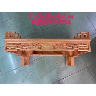 Bàn thờ treo tường hoa sen 80cm