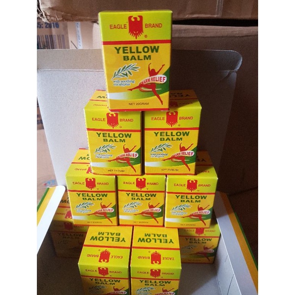 DẦU CÙ LÀ Ó VÀNG YELLOW BALM (lọ 20g) SINGAPORE