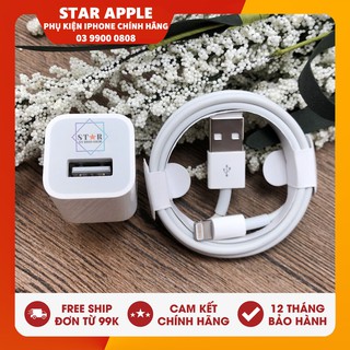 Bộ Sạc iPhone Xs Max Bóc Máy Chính Hãng Apple - Sạc iPhone BH 12 Tháng Lỗi 1 Đổi 1