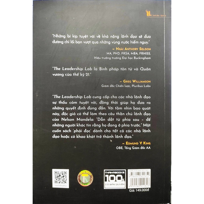 Sách - The leadership lab - Bí quyết lãnh đạo trong kỷ nguyên số