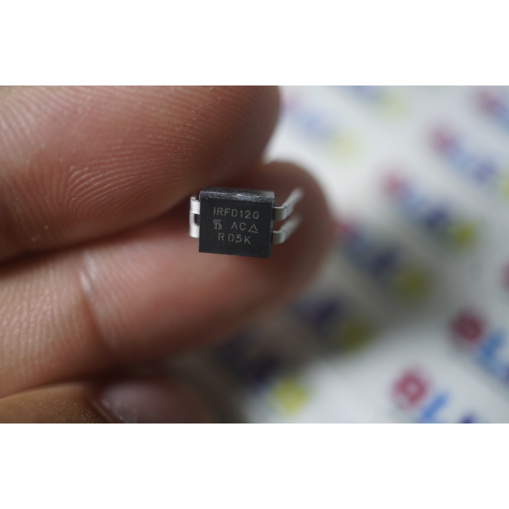 2 IC Mosfet kênh N IRFD120 DIP-4 chính hãng Vishay