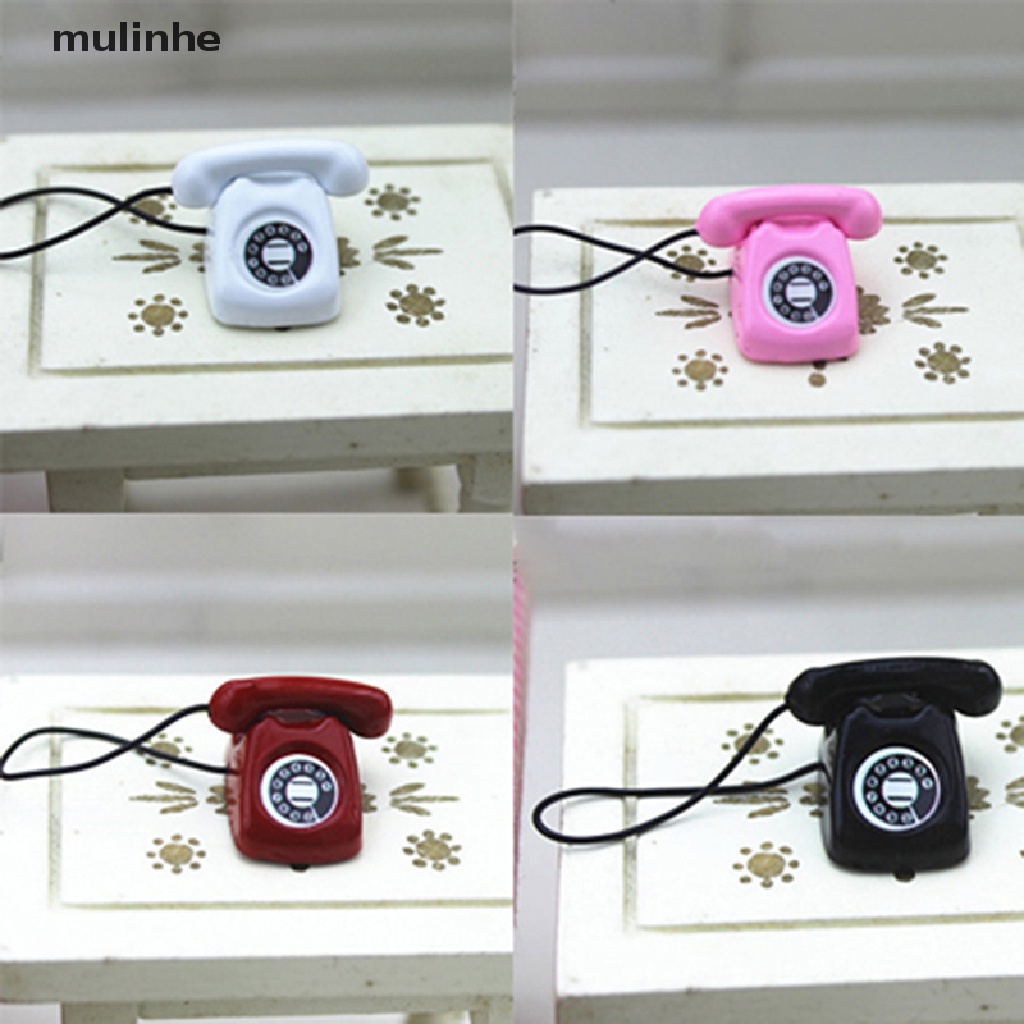 Mulinhe Điện Thoại mini Trang Trí Nhà Búp Bê