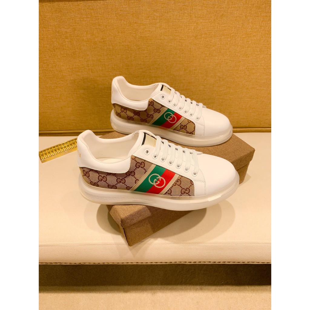 Giày sneakers nam da thật GUCCI GG GC họa tiết cổ điển mang đến phong cách mới