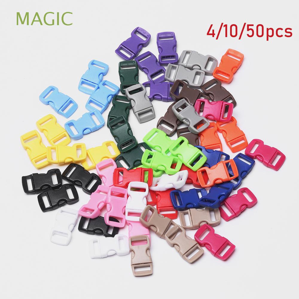 Set 4/10/50 khóa cài bằng nhựa chất lượng cao cỡ 3/8" 10mm tiện dụng