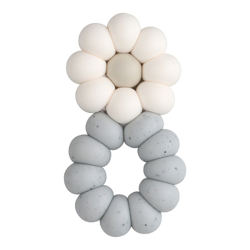 Đồ Chơi Ngậm Nướu Bằng Silicone Hình Hoa Dành Cho Bé Sơ Sinh