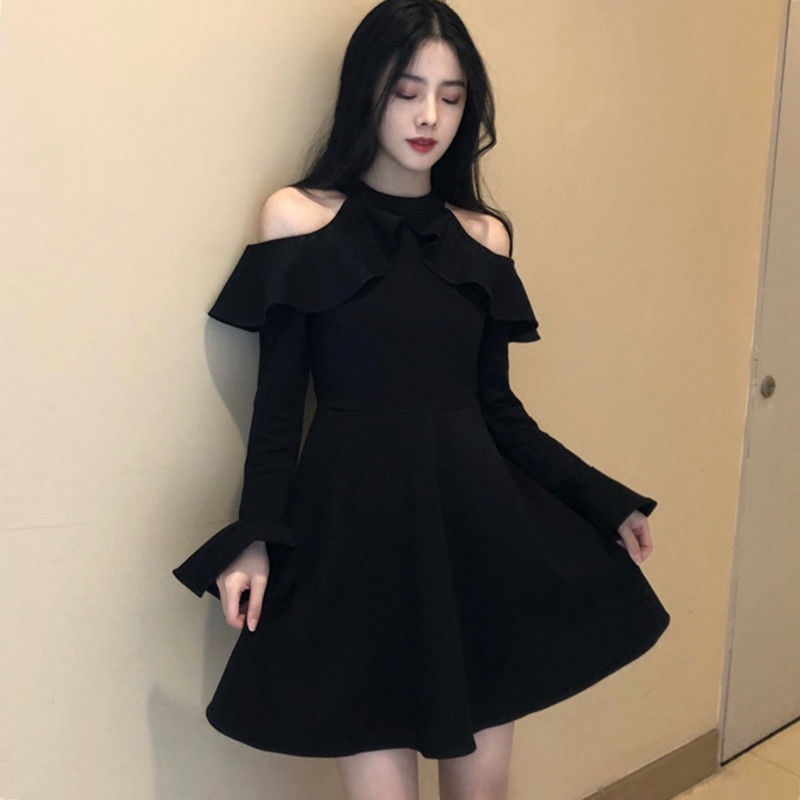 Đầm Dài Tay Hở Vai Thời Trang Quyến Rũ Cho Nữ | BigBuy360 - bigbuy360.vn