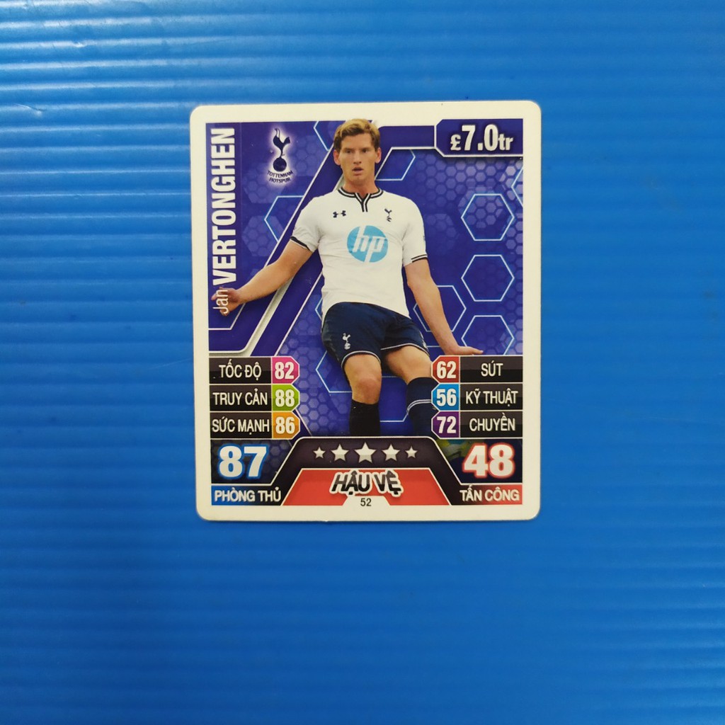 [Một thẻ] Thẻ cầu thủ bóng đá Poca Match Attax 13-14 mùa 2013-2014 thẻ 2nd cũ ít